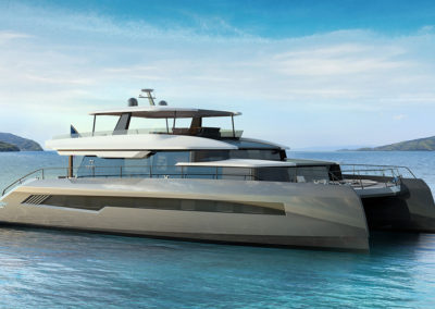 serenity 72 power catamaran layout